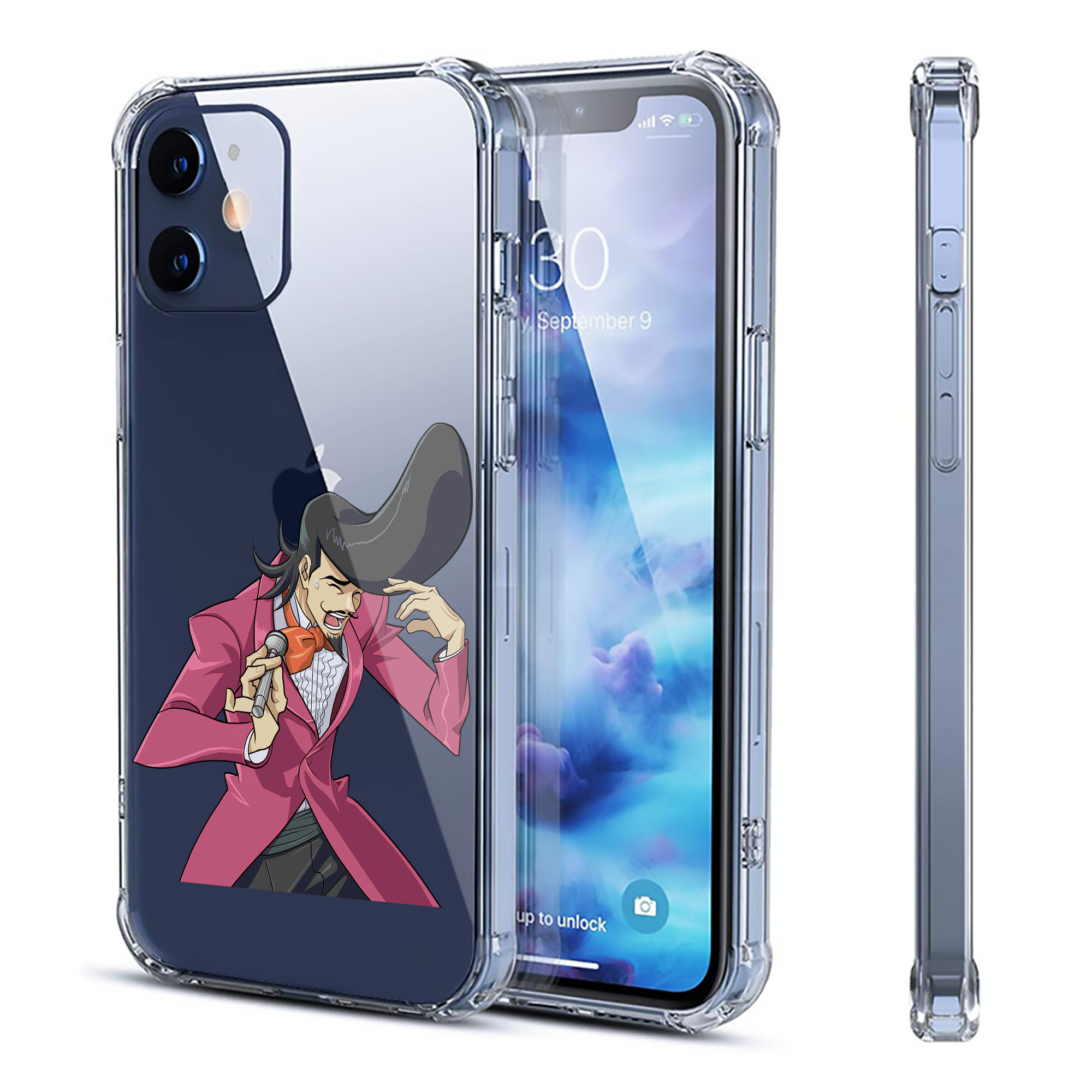 （画像用） 遊☆戯☆王 Yu-Gi-Oh! 【iPhone 12シリーズ対応】透明スマホケース（クリアソフトケース）